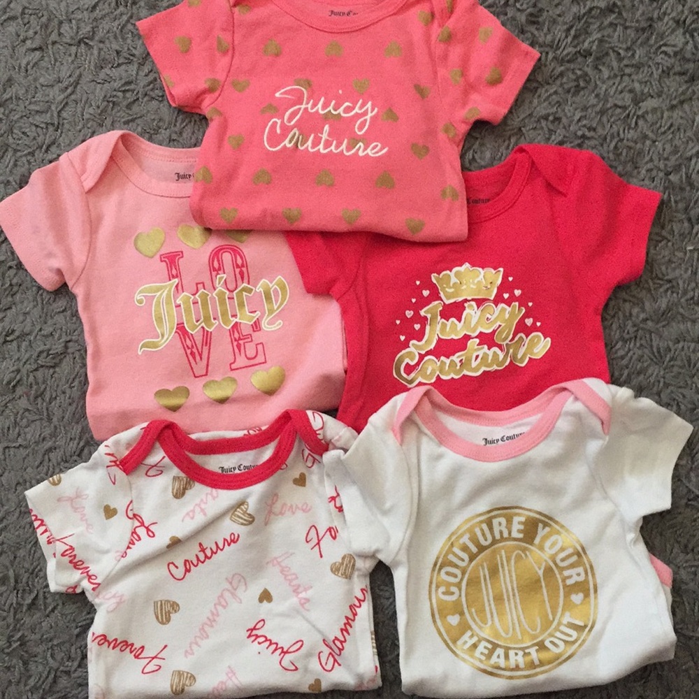 Juicy Couture onesies